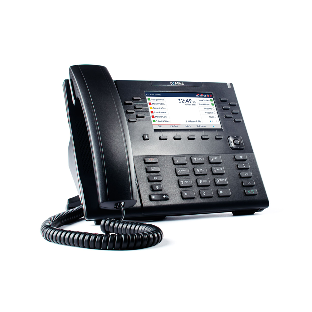 The Mitel 6869 SIP Phone is the most advanced phone of the Mitel 6800 Serie...